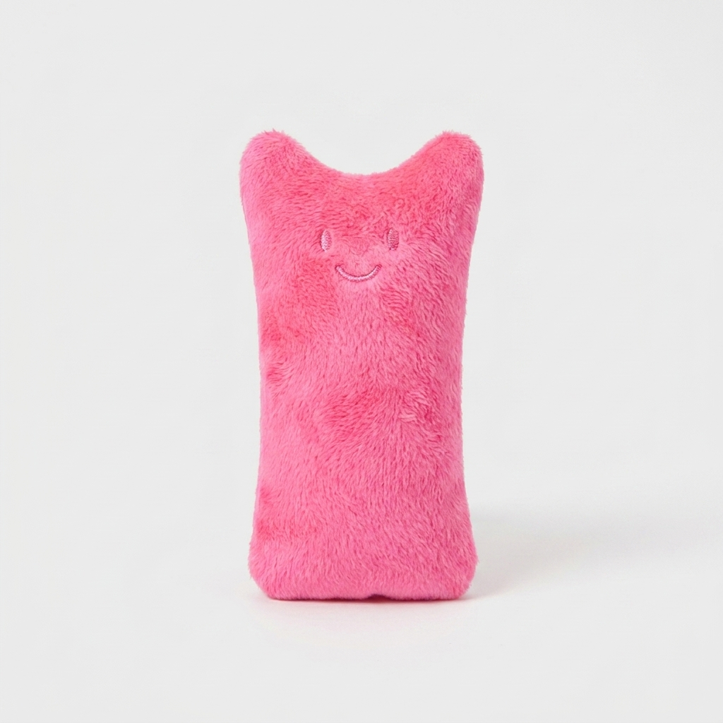 Crinkle Catnip Teeth Grinding Cat Toy - Pink