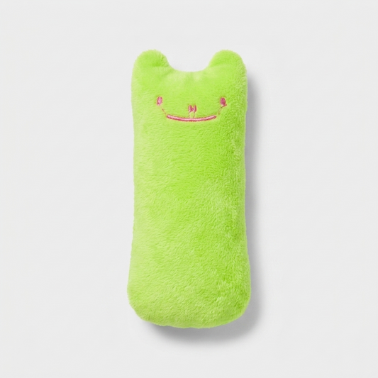 Crinkle Catnip Teeth Grinding Cat Toy - Green