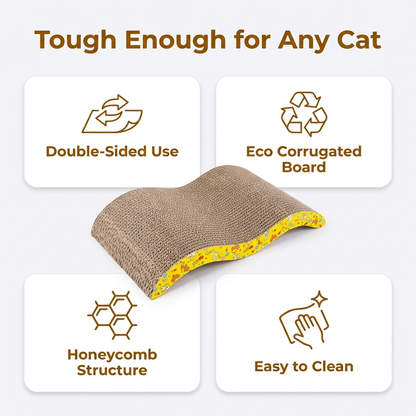 Tough enough for any cat eco corrugated board double sided use
