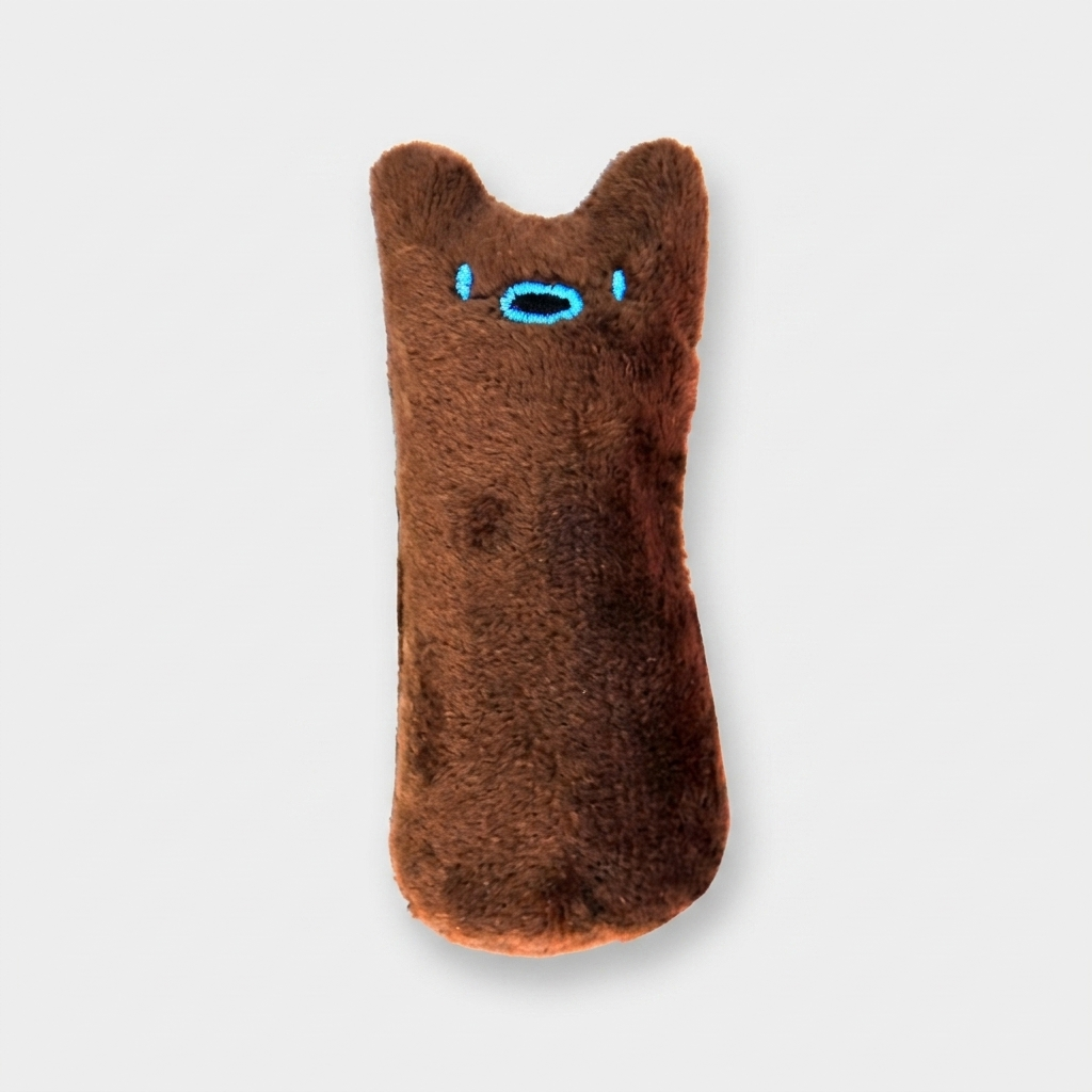 Crinkle Catnip Teeth Grinding Cat Toy - Brown