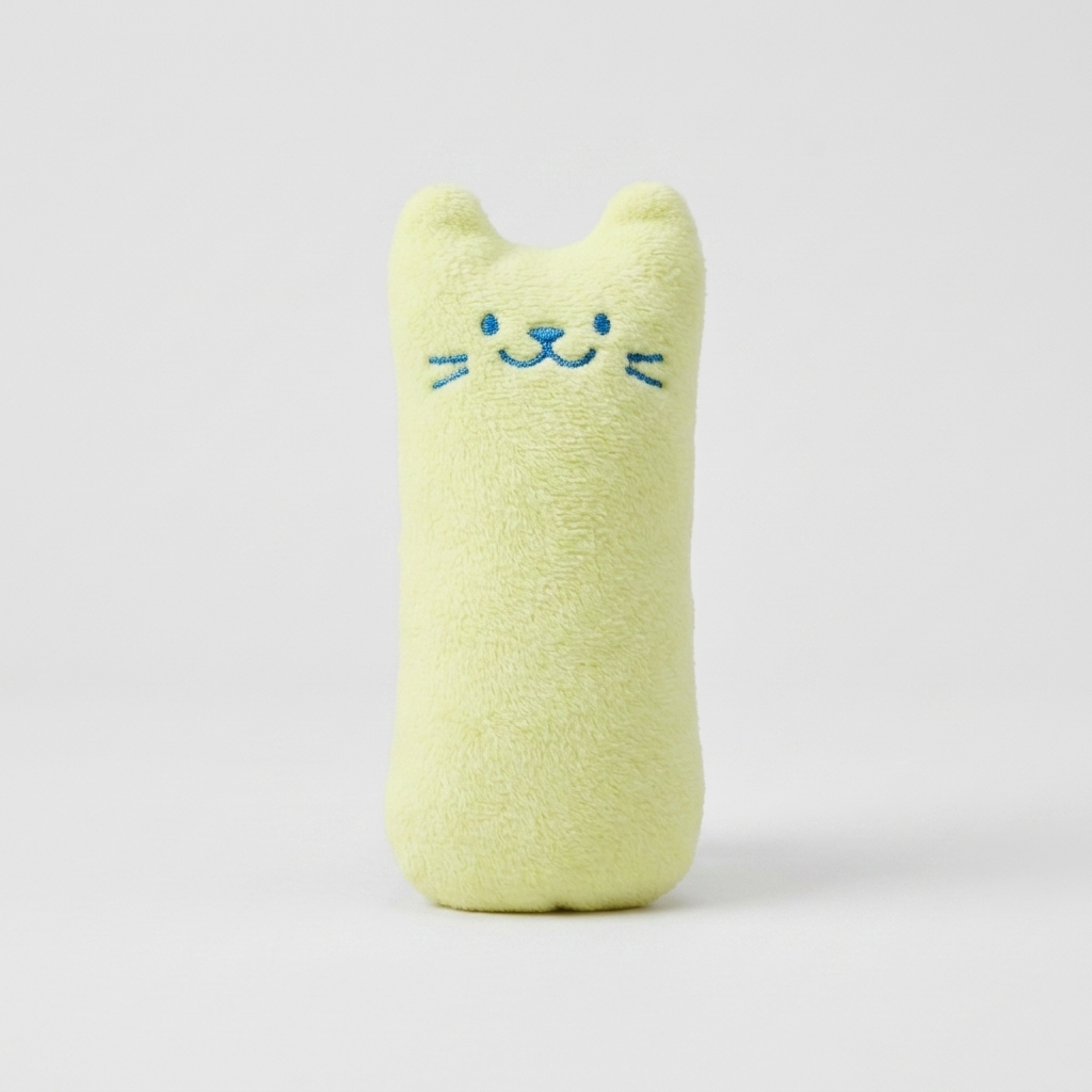 Crinkle Catnip Teeth Grinding Cat Toy - Yellow