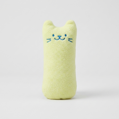 Crinkle Catnip Teeth Grinding Cat Toy - Yellow