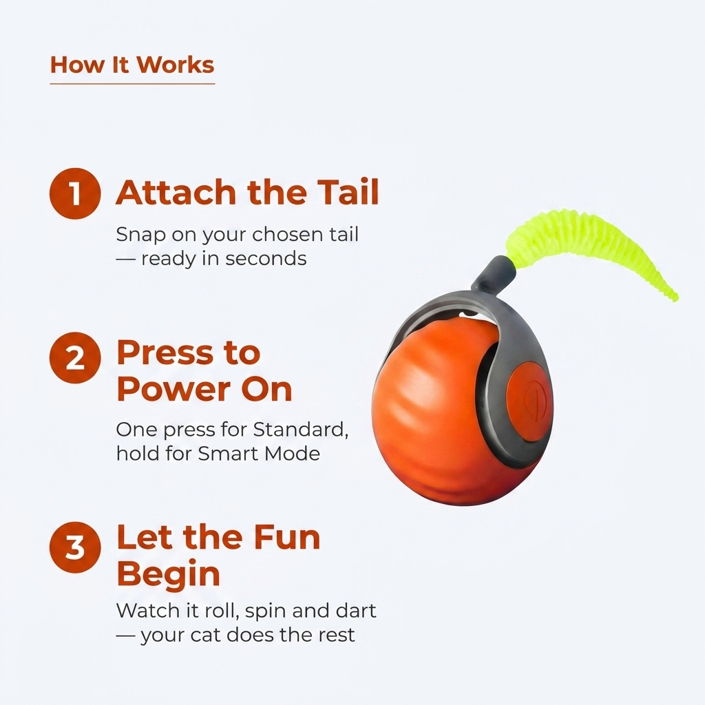 How it works attach tail press power on let fun begin