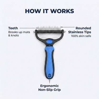 Deshedding Brush and Comb for Dogs