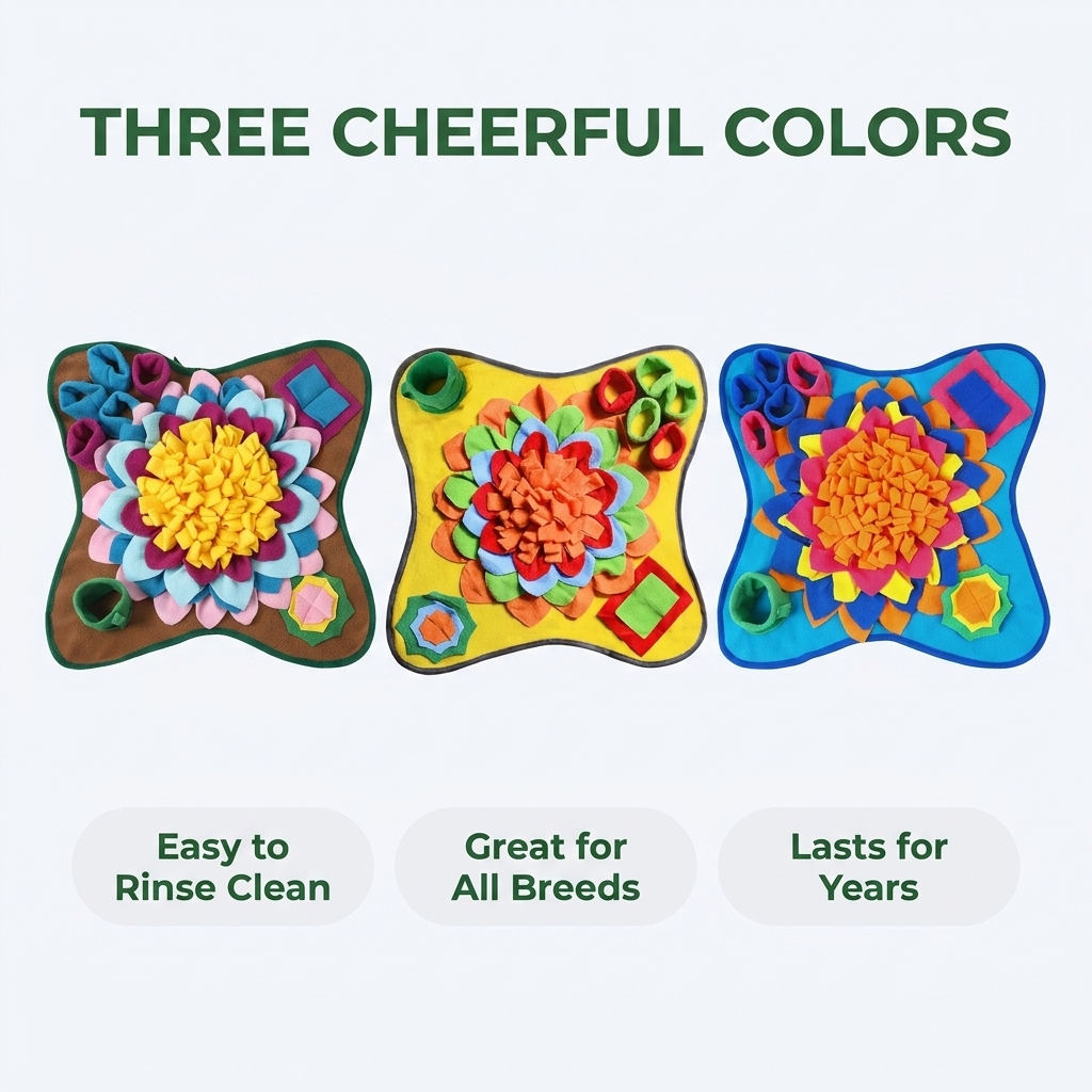 Snuffle Mat for Dogs Interactive Foraging Feed Puzzle