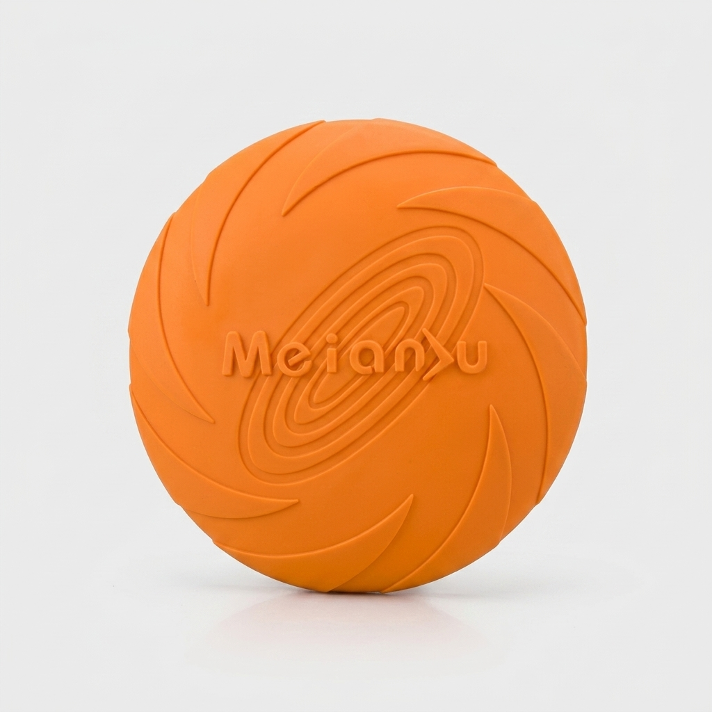 Durable Flying Disc Toy for Dogs - Orange