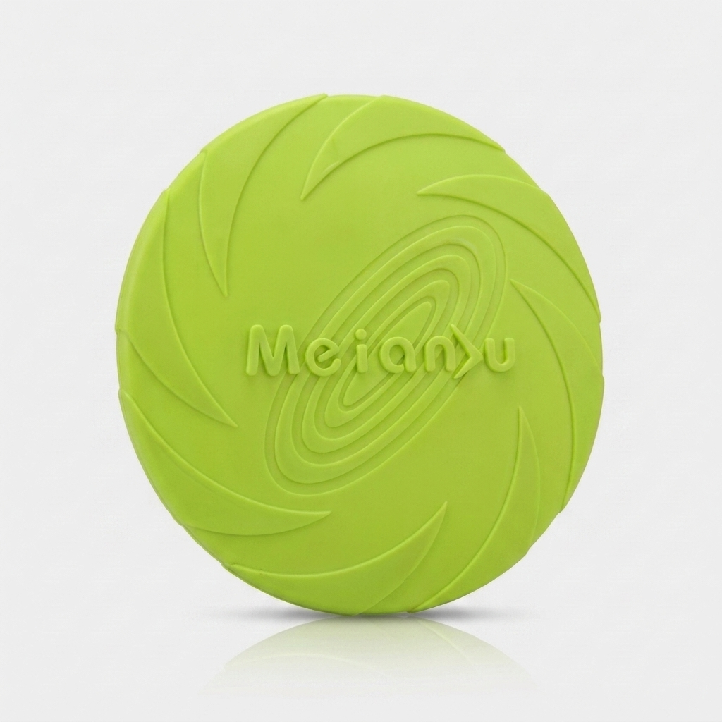 Durable Flying Disc Toy for Dogs - Green
