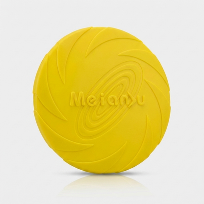 Durable Flying Disc Toy for Dogs - Yellow