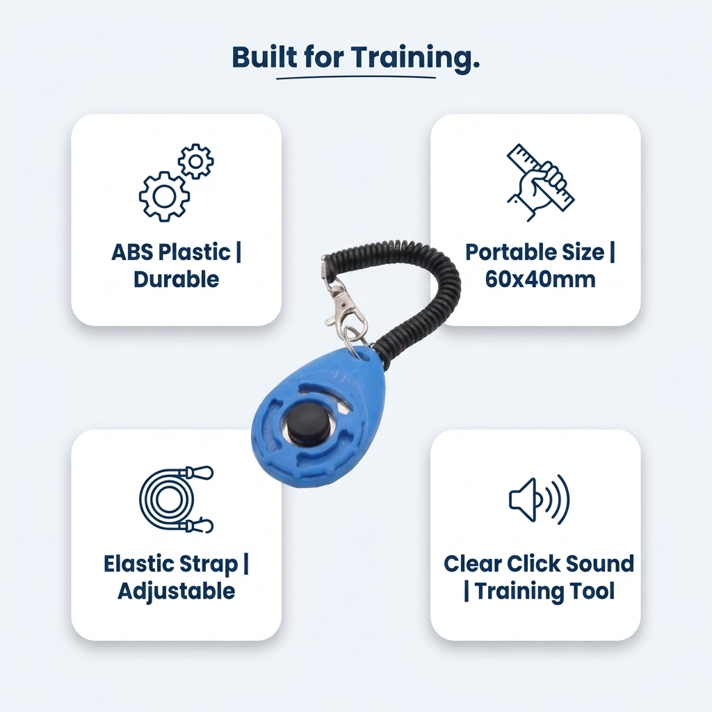 Dog Training Clicker infographic - durability