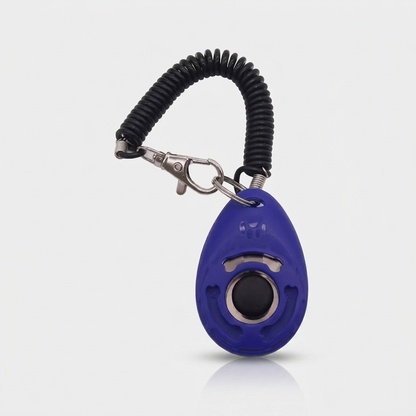 Adjustable Dog Training Clicker with Wrist Strap - Purple