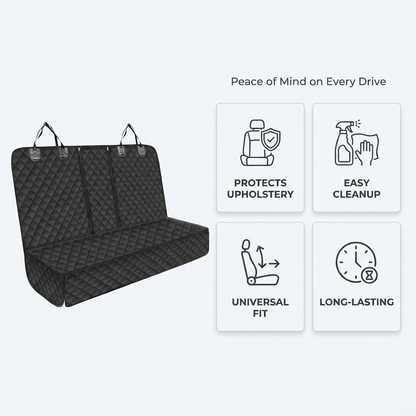 Infographic: waterproof quilted fabric, easy to clean
