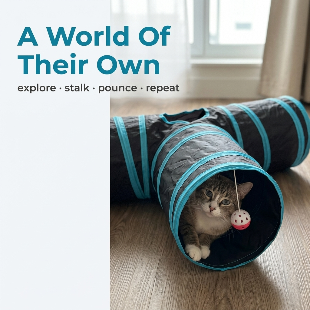 Cat tunnel - a world of their own