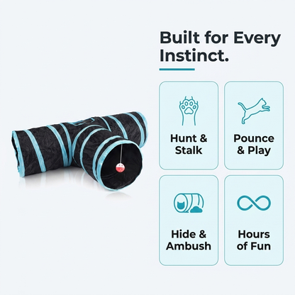 Cat tunnel - built for every instinct features
