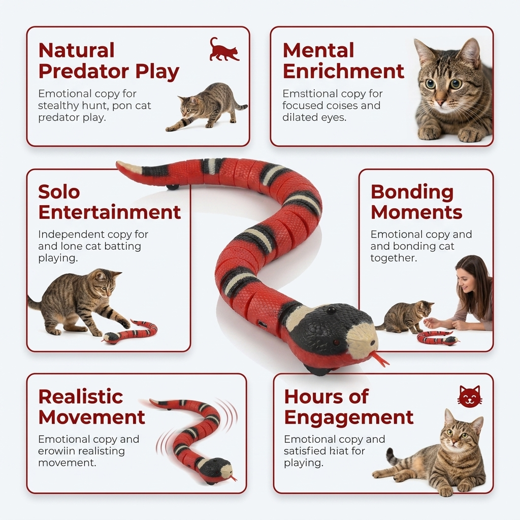 Natural predator play mental enrichment solo entertainment infographic