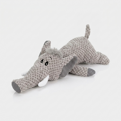 Large Dog Toy Bite-Resistant in Gray Elephant, product shot
